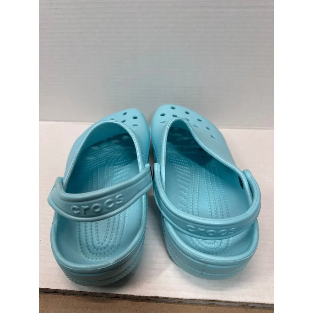Crocs Classic Clogs Light Blue Unisex‎ Mens 8 Womens 10 Comfort Slip On Shoes